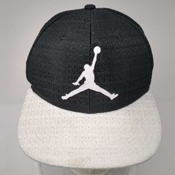 Air Jordan 23 Jumpman Youth Snapback Hat Black One Size Adjustable Polyester - Picture 2 of 11